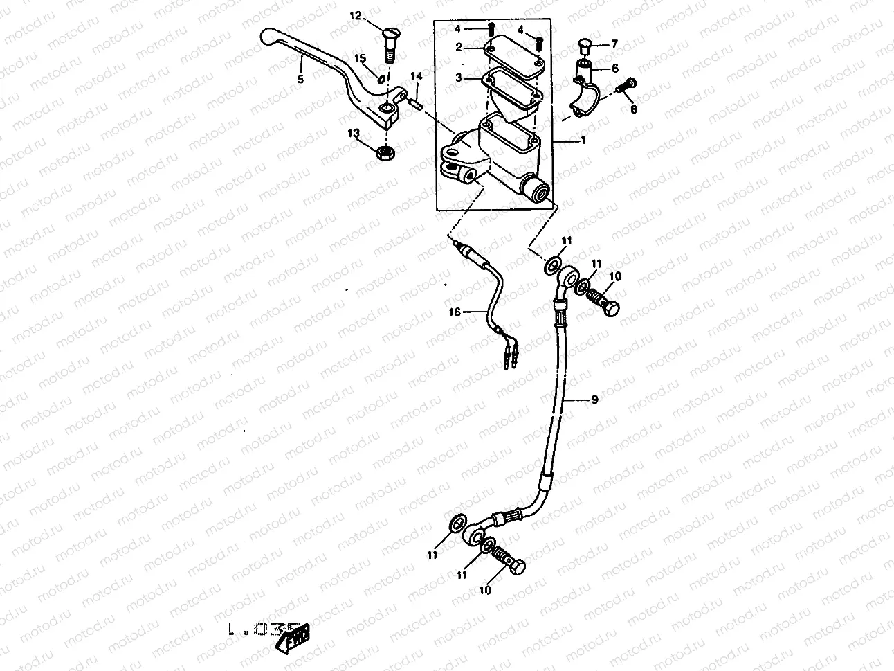 FRONT MASTER CYLINDER