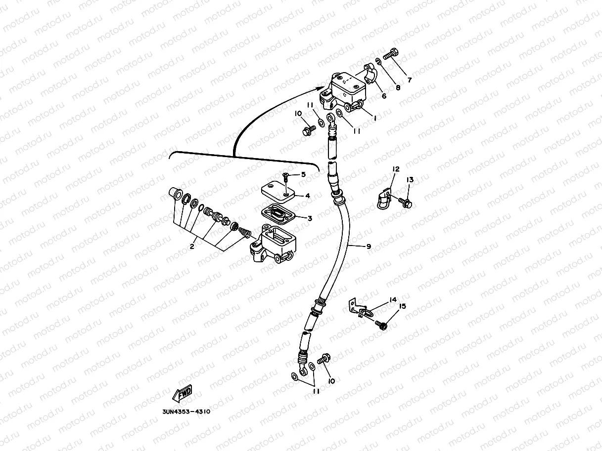 FRONT MASTER CYLINDER