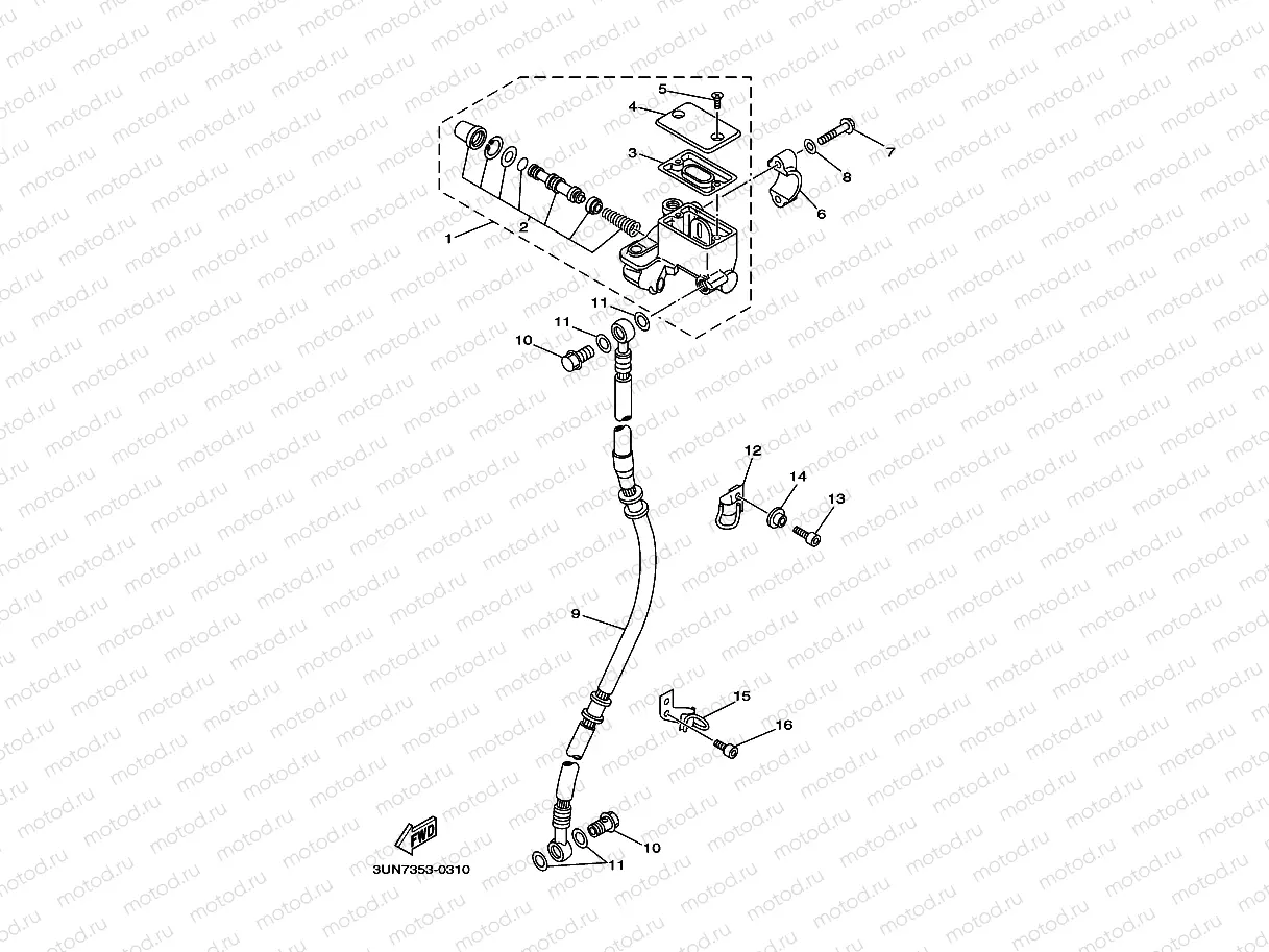 FRONT MASTER CYLINDER