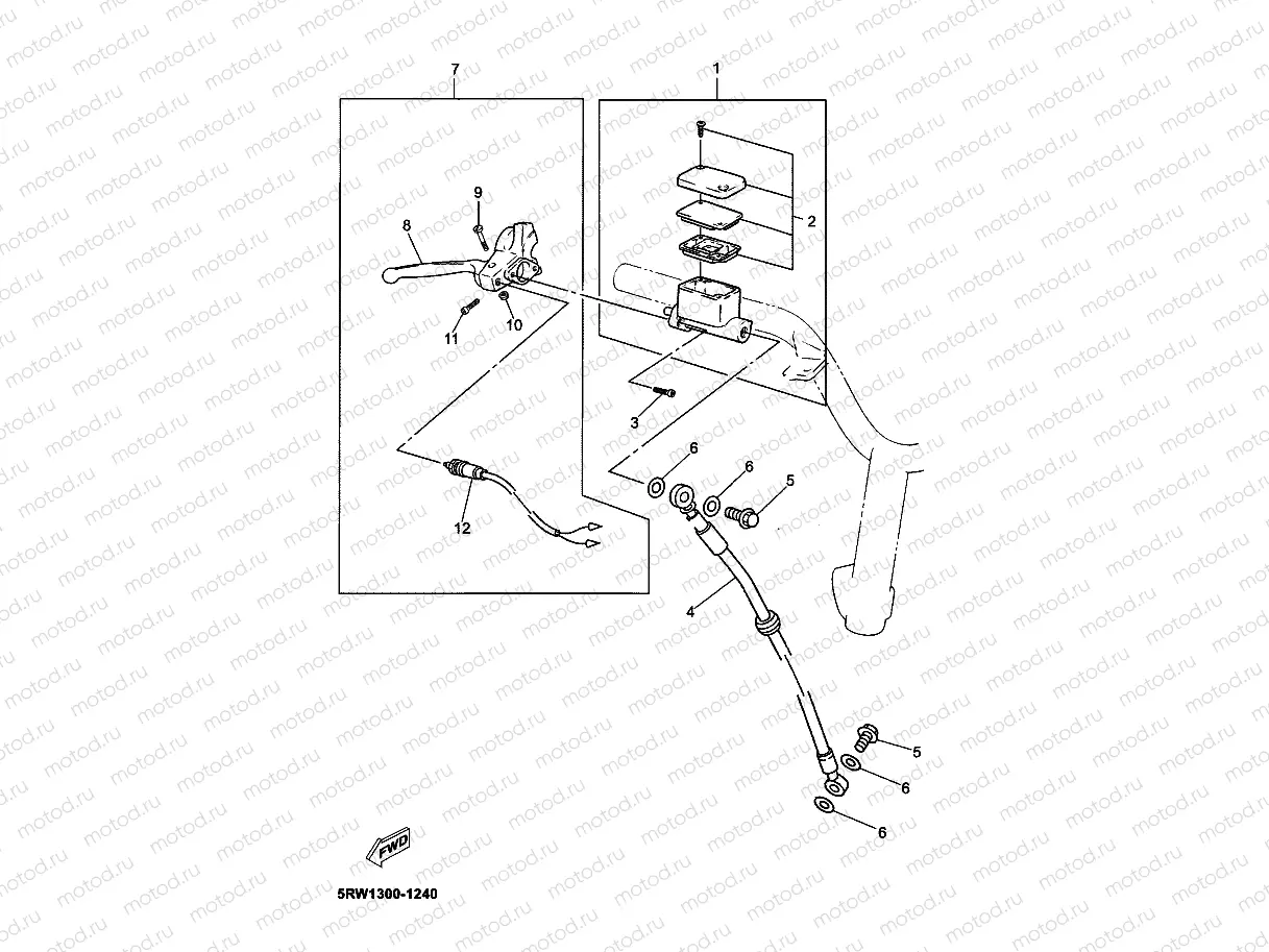 FRONT MASTER CYLINDER
