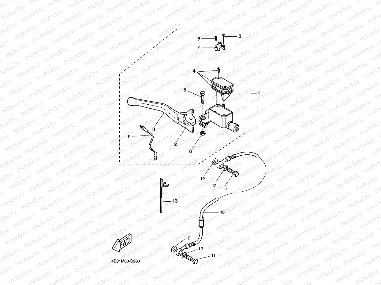 FRONT MASTER CYLINDER