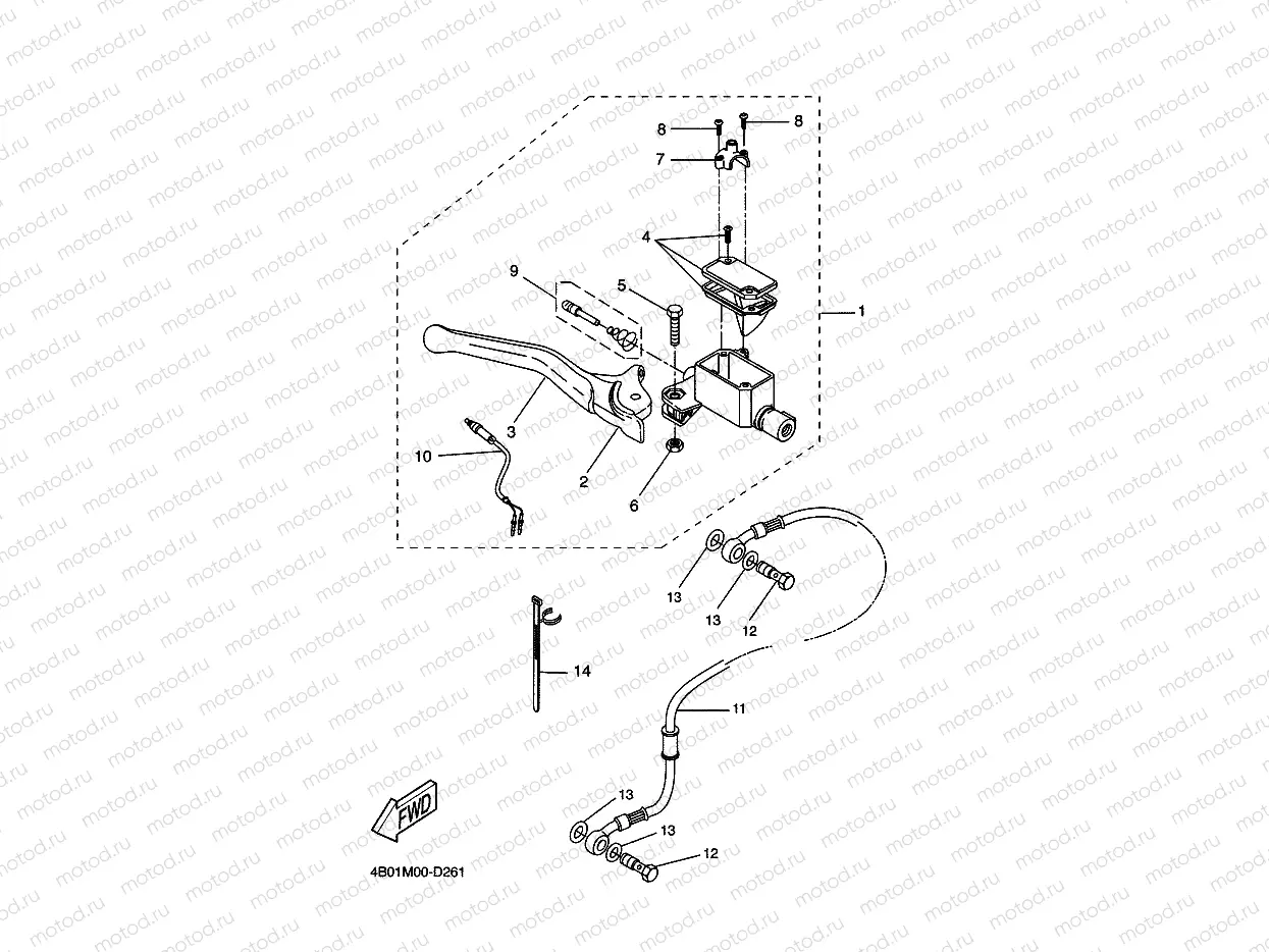 FRONT MASTER CYLINDER