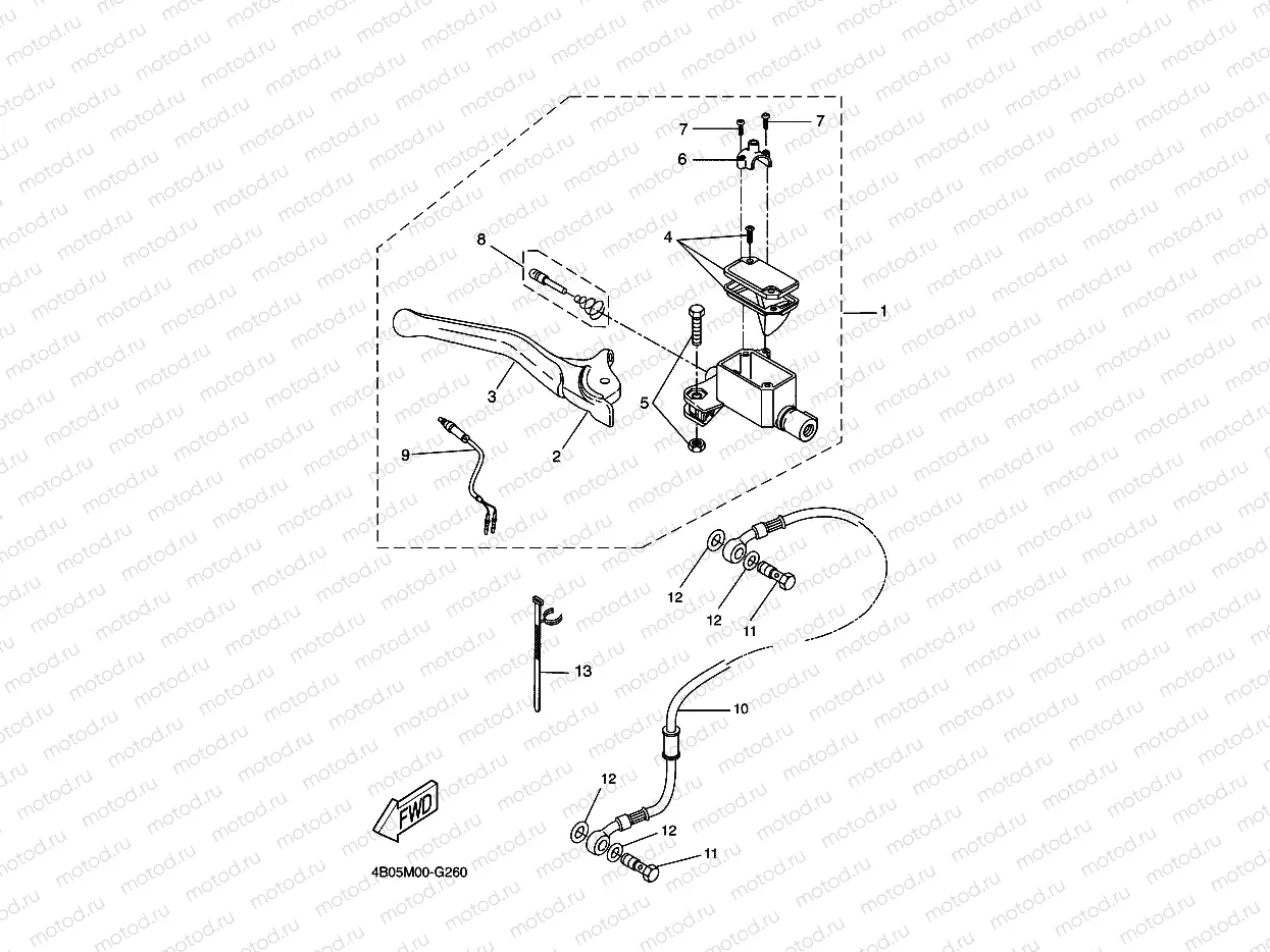 FRONT MASTER CYLINDER