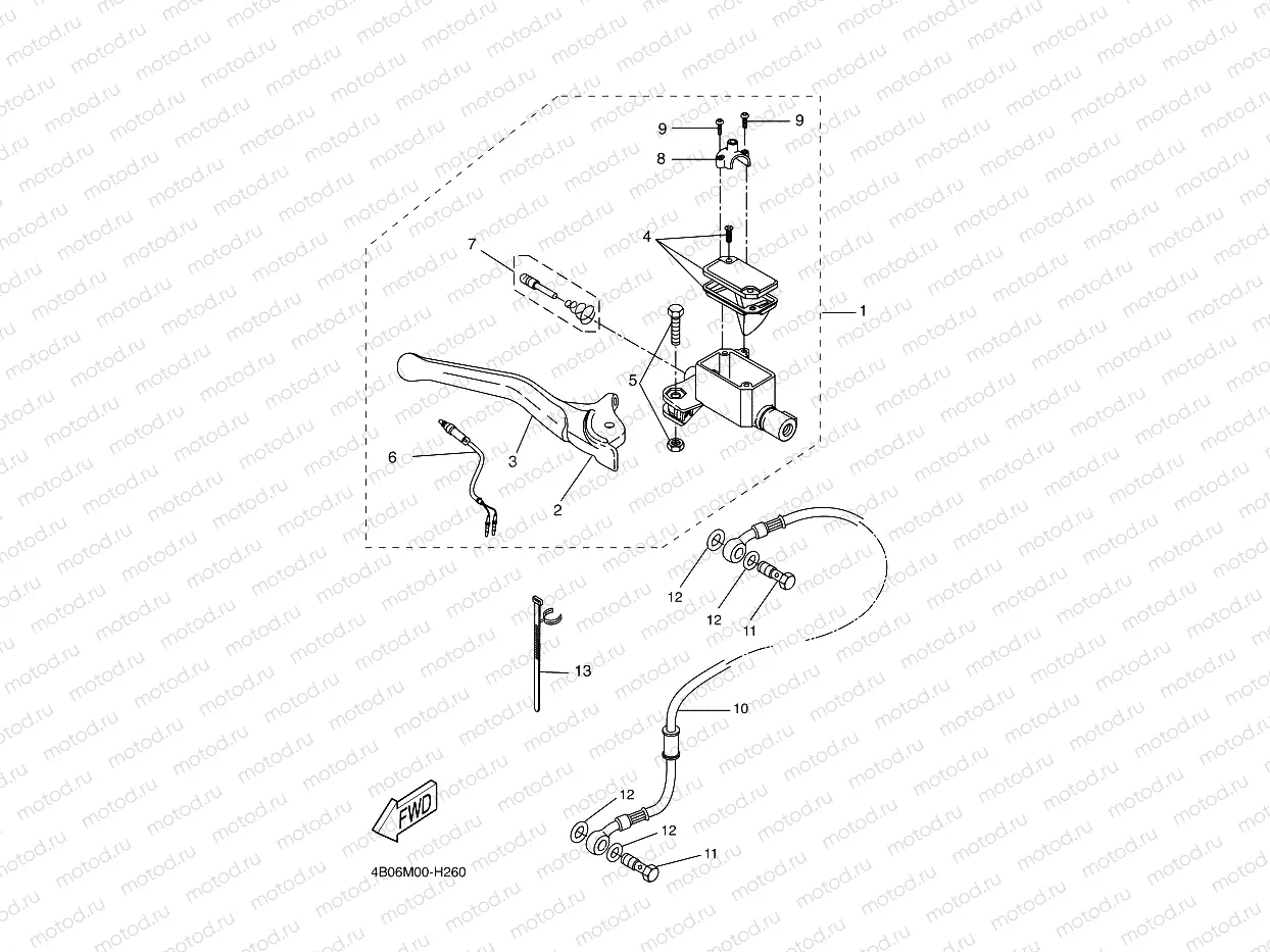 FRONT MASTER CYLINDER