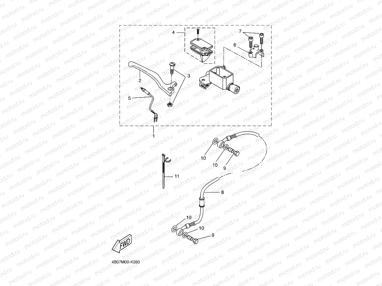 FRONT MASTER CYLINDER