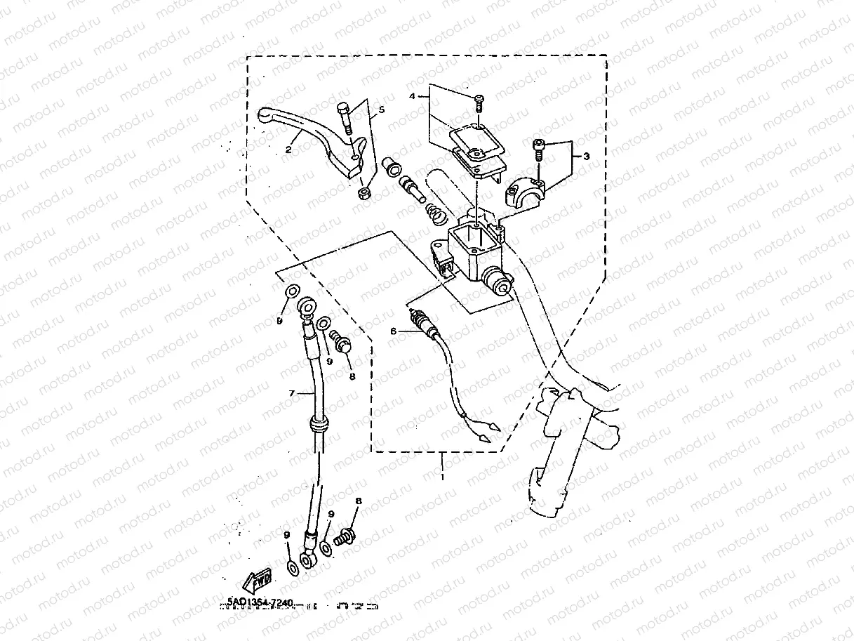 FRONT MASTER CYLINDER