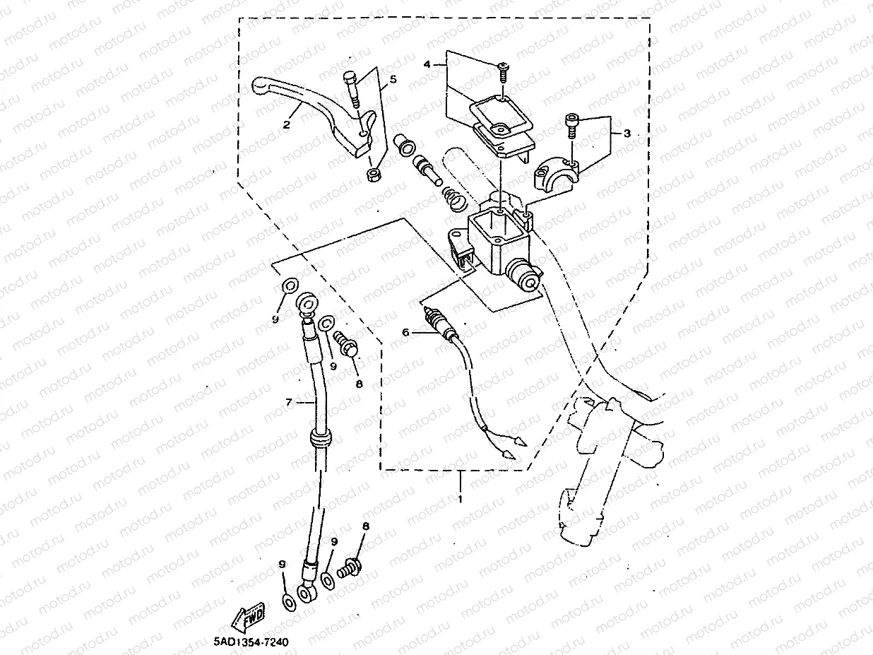 FRONT MASTER CYLINDER