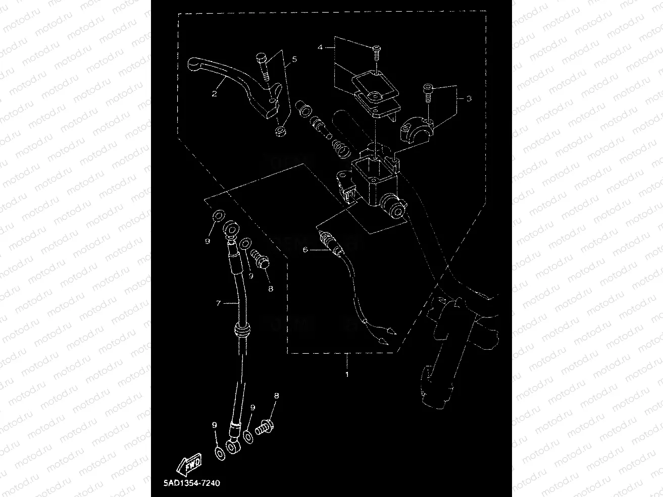 FRONT MASTER CYLINDER