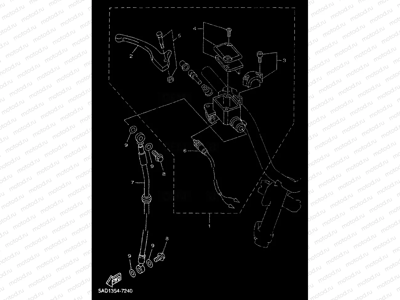 FRONT MASTER CYLINDER