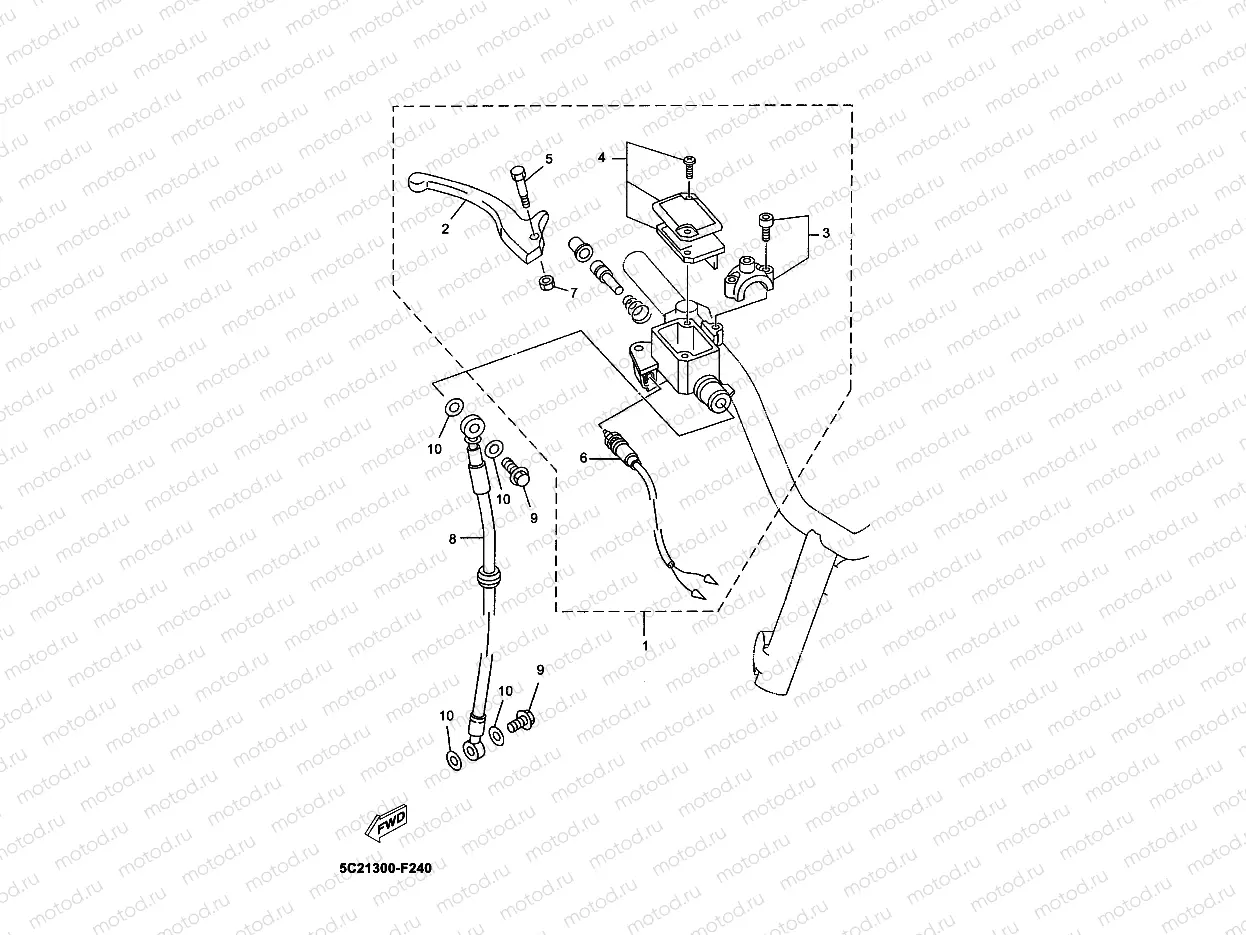 FRONT MASTER CYLINDER
