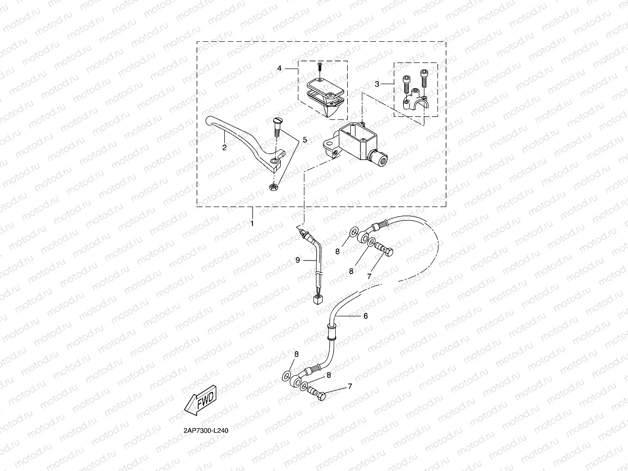 FRONT MASTER CYLINDER