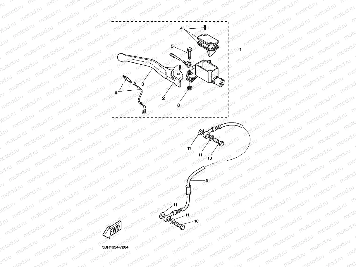 FRONT MASTER CYLINDER