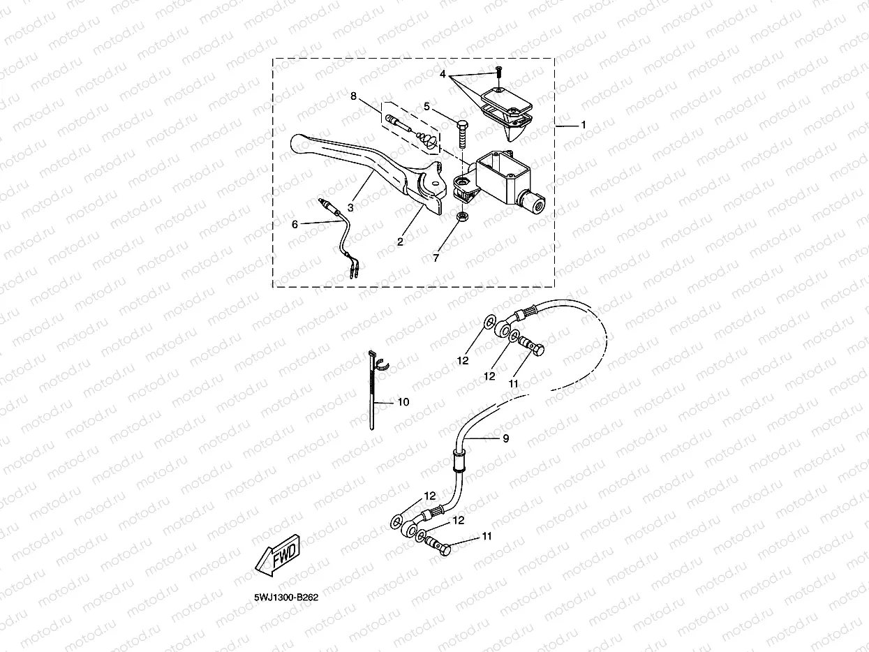 FRONT MASTER CYLINDER