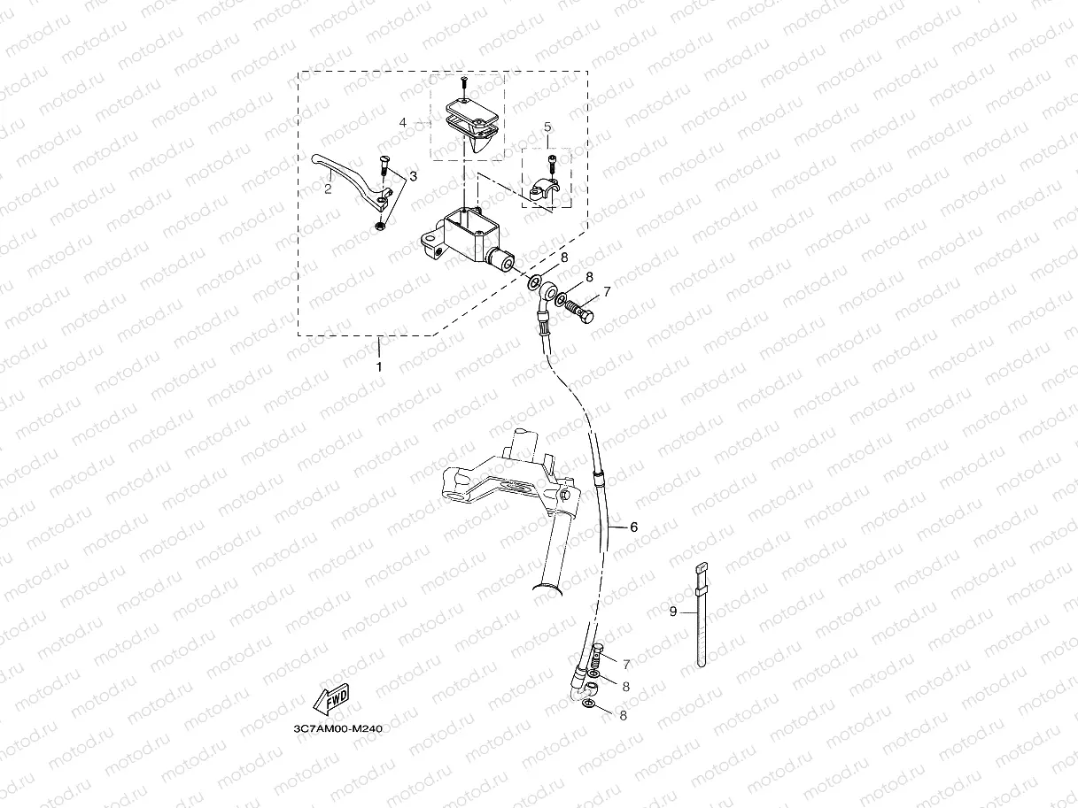 FRONT MASTER CYLINDER