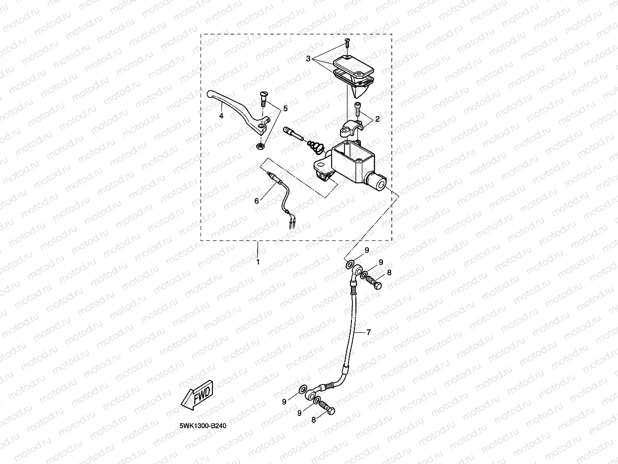 FRONT MASTER CYLINDER