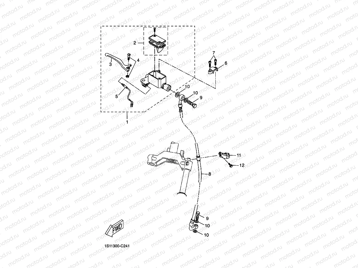 FRONT MASTER CYLINDER
