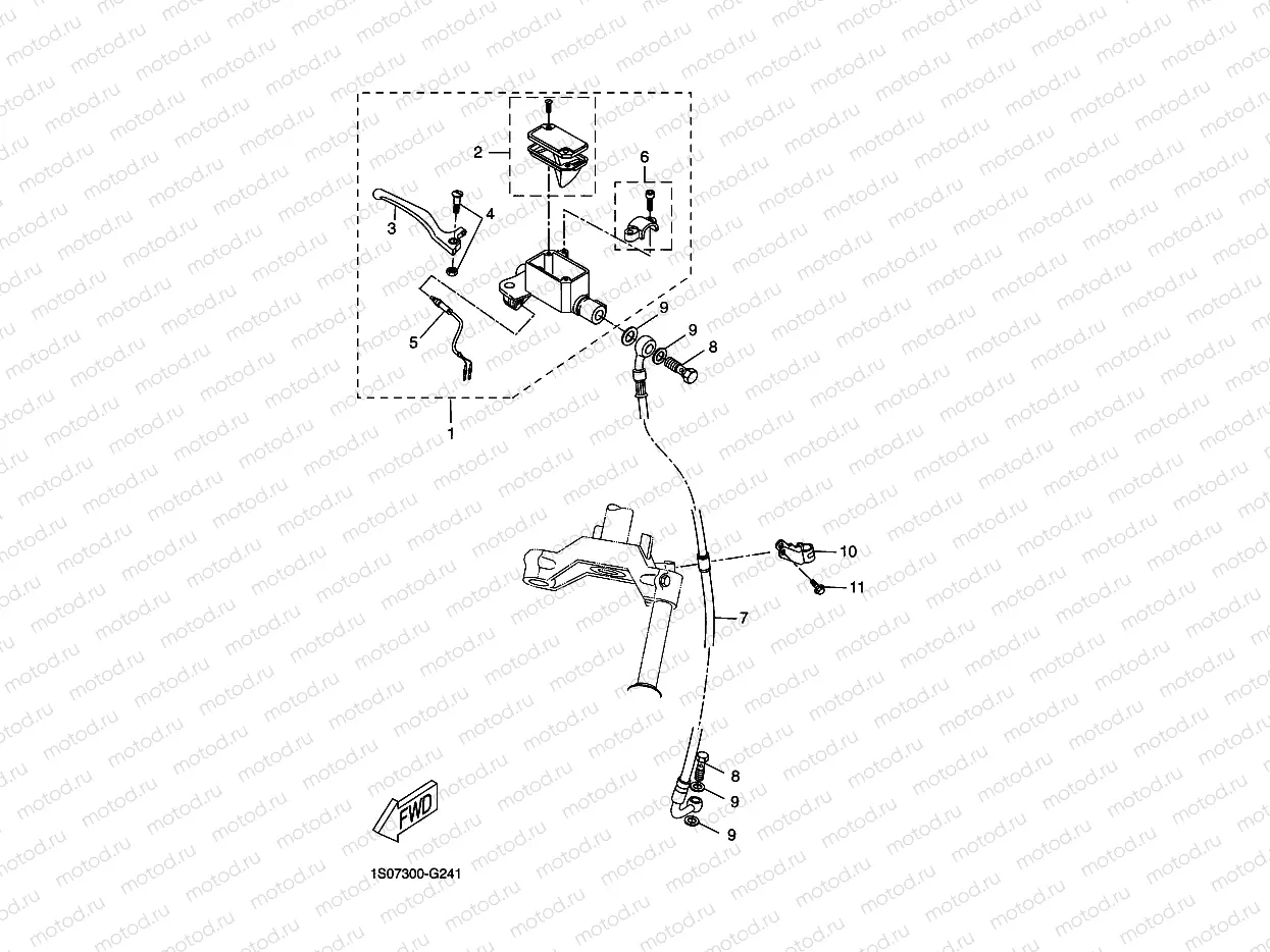 FRONT MASTER CYLINDER