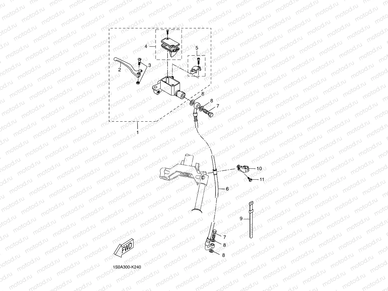 FRONT MASTER CYLINDER