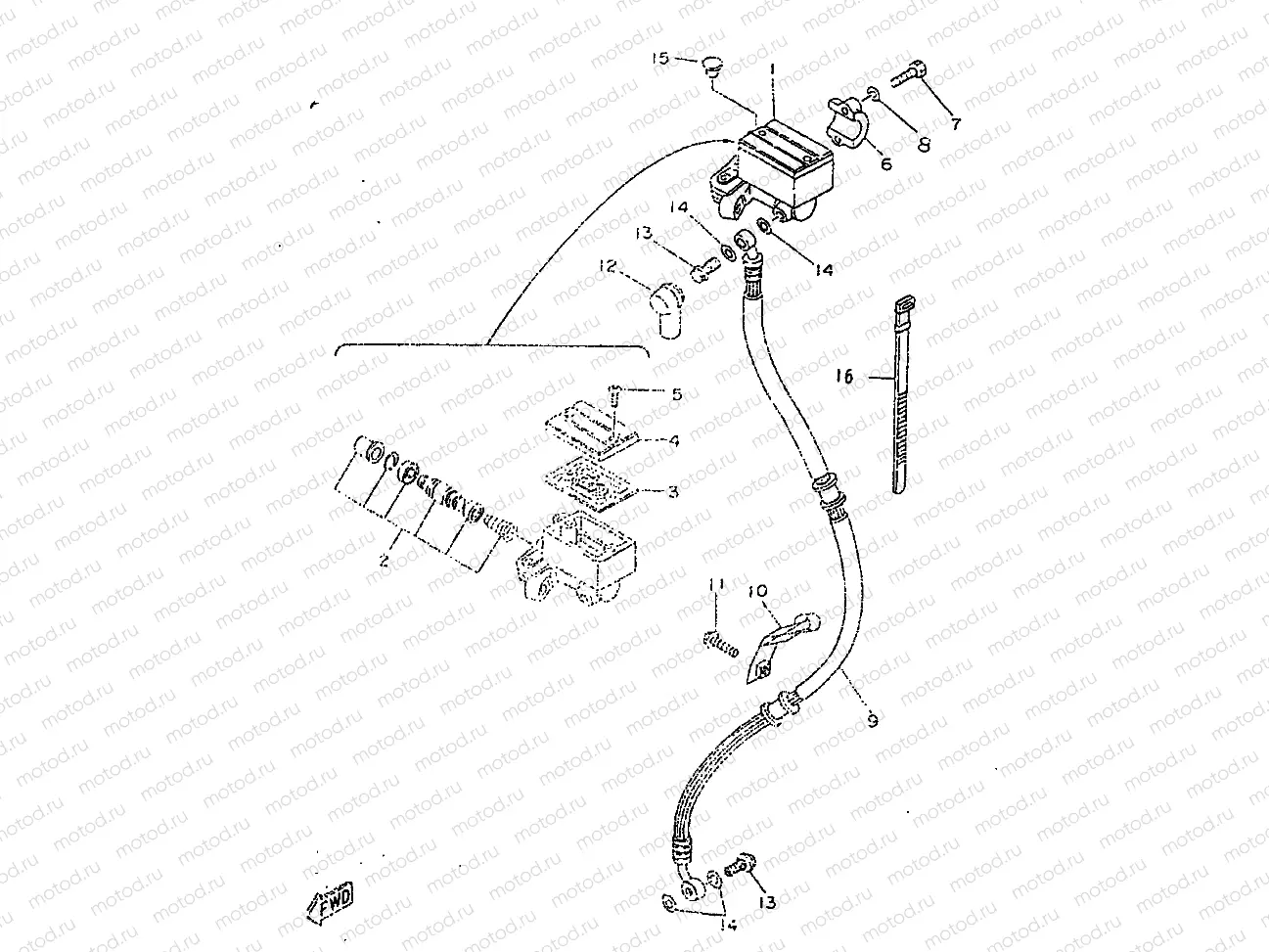 FRONT MASTER CYLINDER