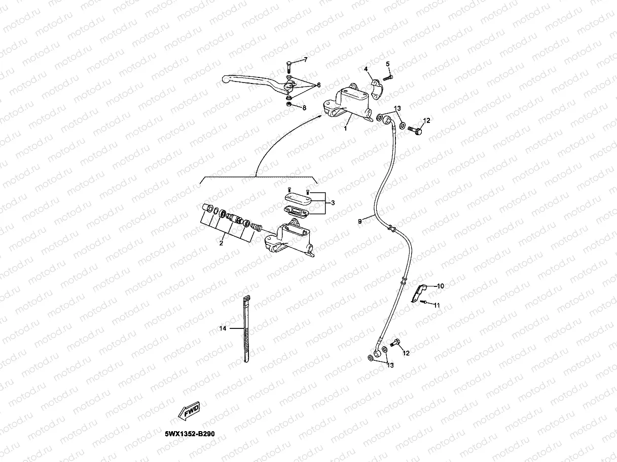FRONT MASTER CYLINDER