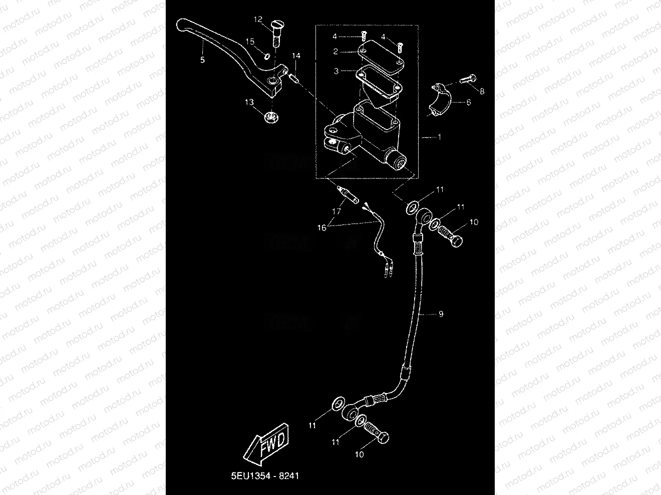 FRONT MASTER CYLINDER
