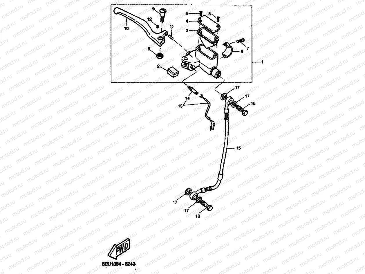 FRONT MASTER CYLINDER