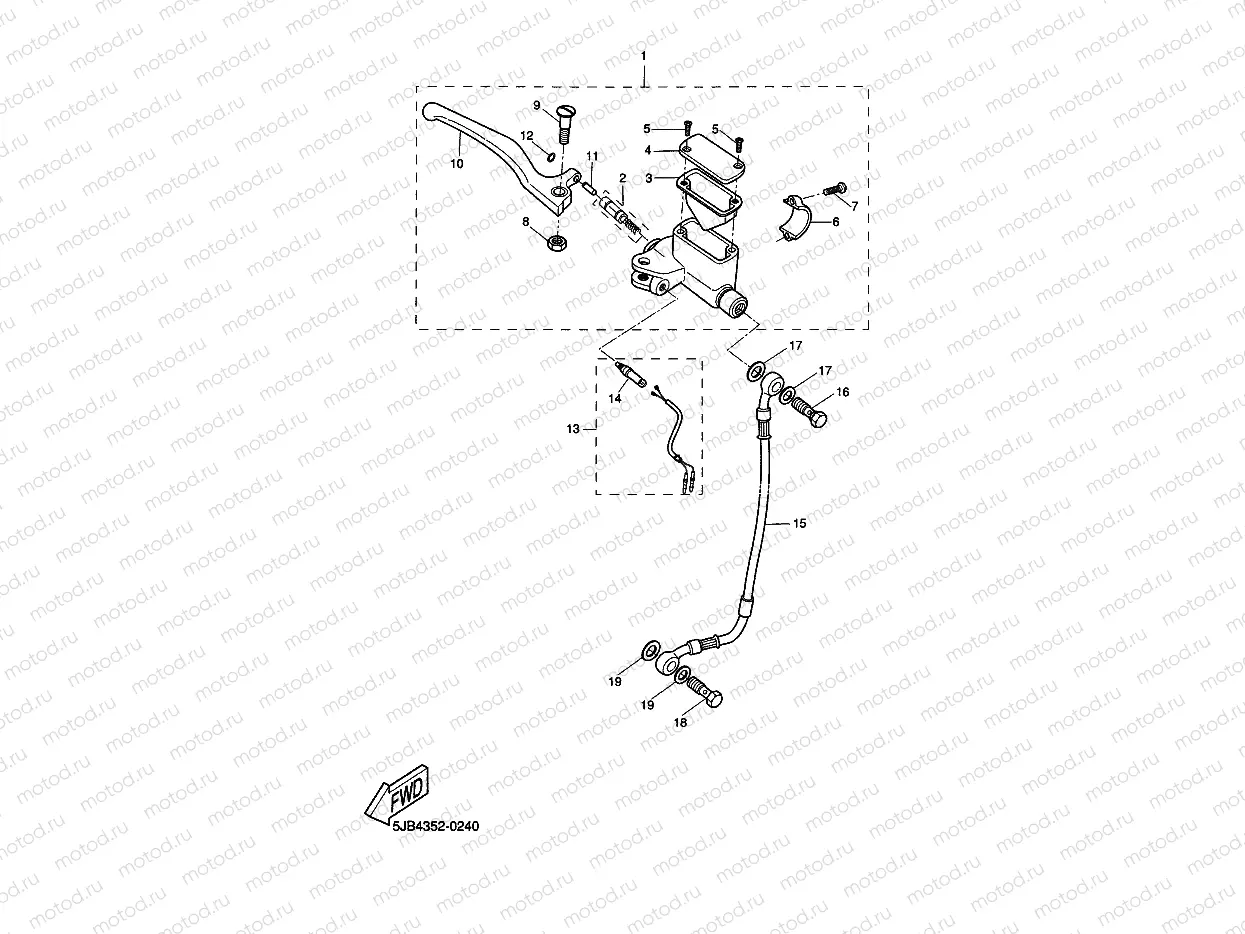 FRONT MASTER CYLINDER