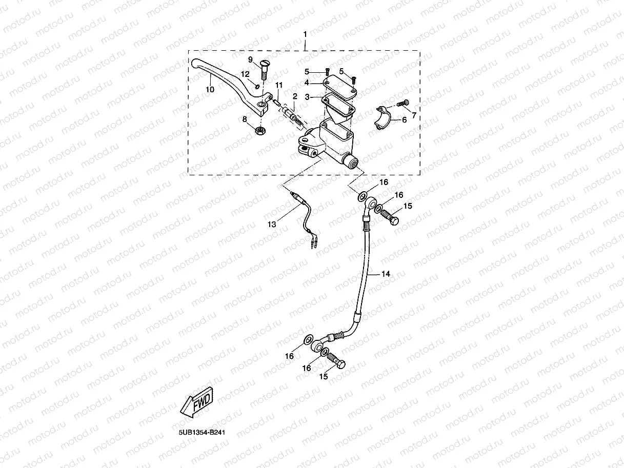 FRONT MASTER CYLINDER