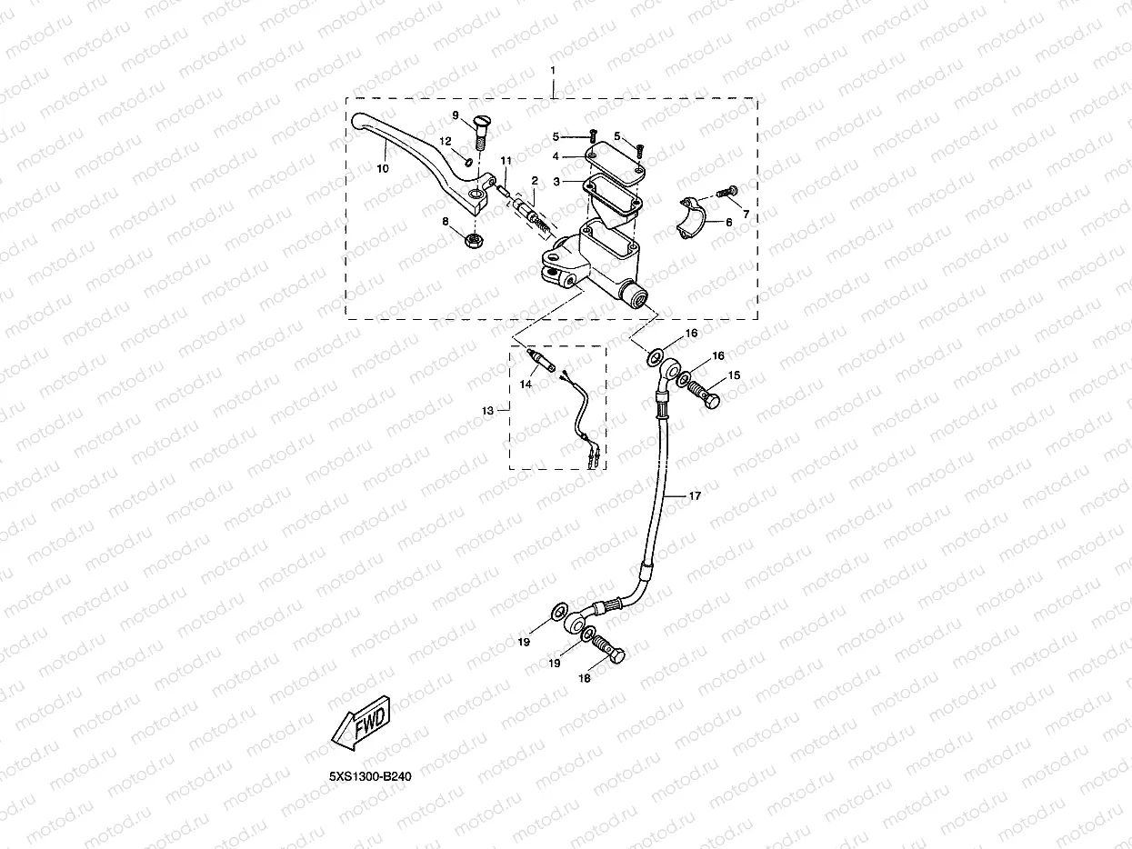 FRONT MASTER CYLINDER