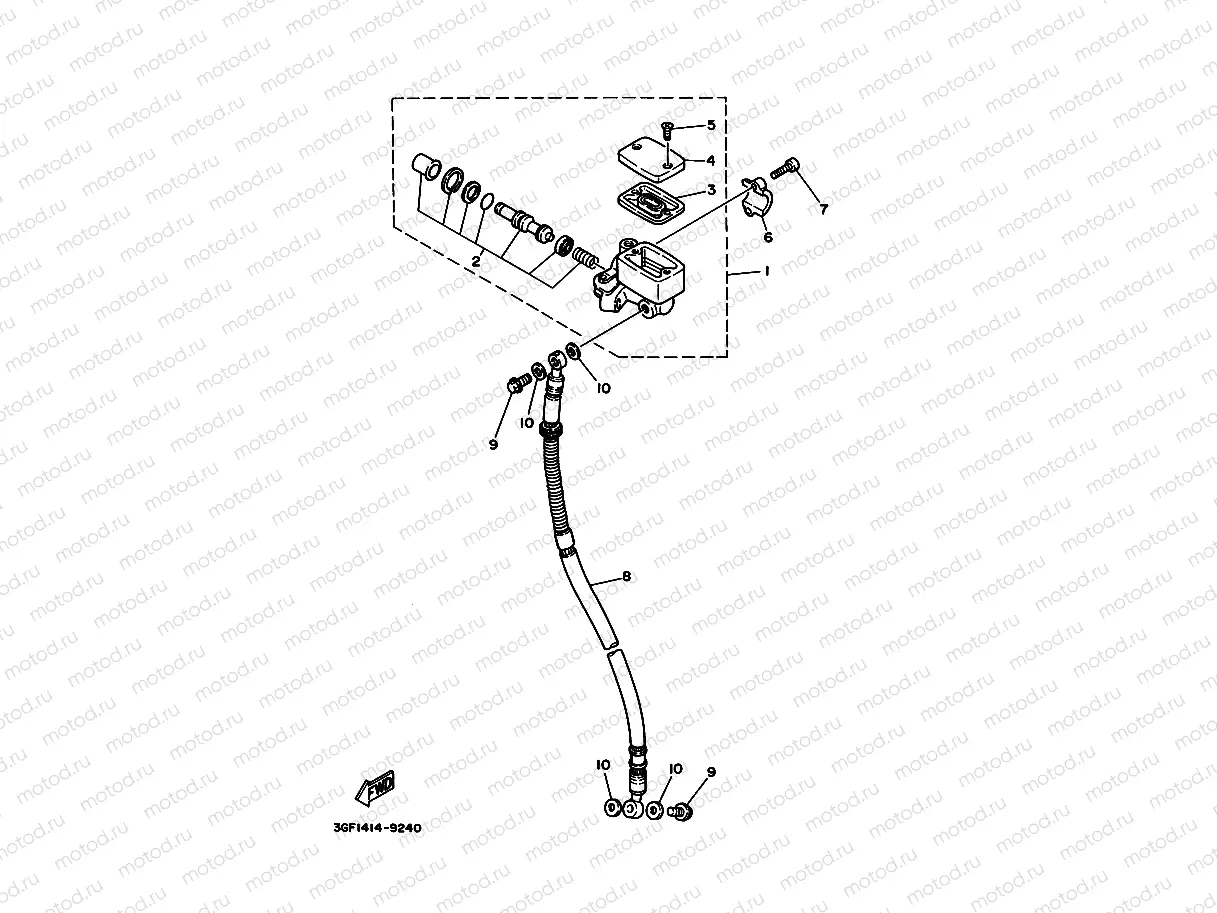 FRONT MASTER CYLINDER