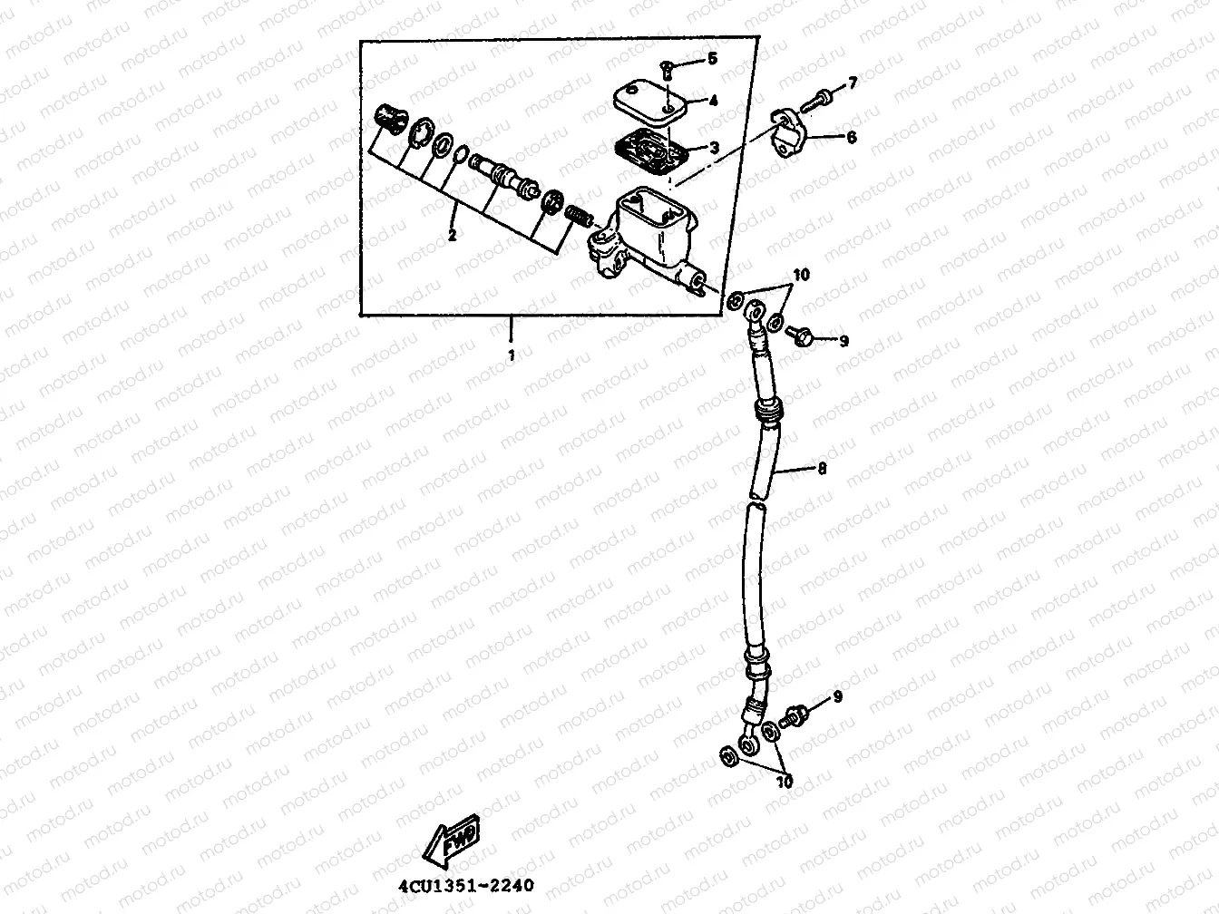 FRONT MASTER CYLINDER