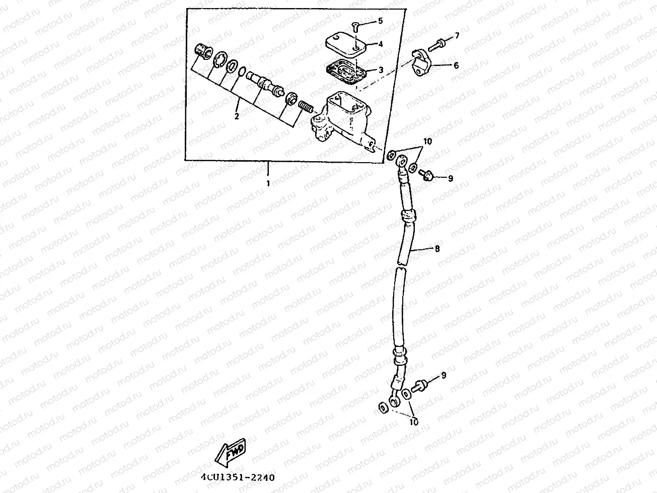 FRONT MASTER CYLINDER