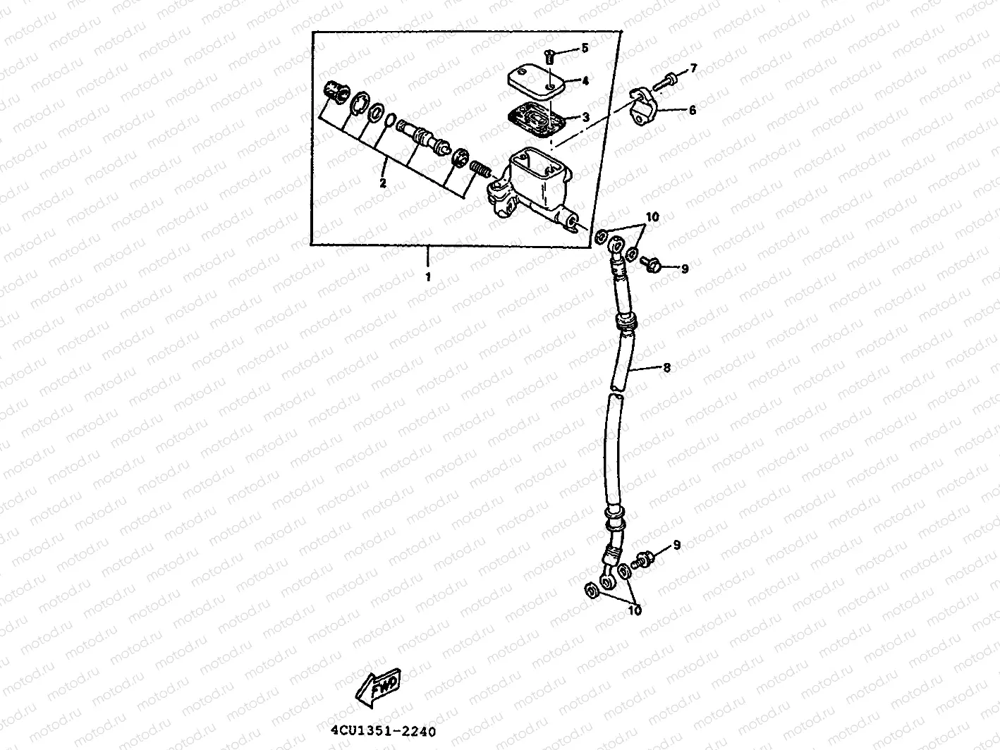 FRONT MASTER CYLINDER