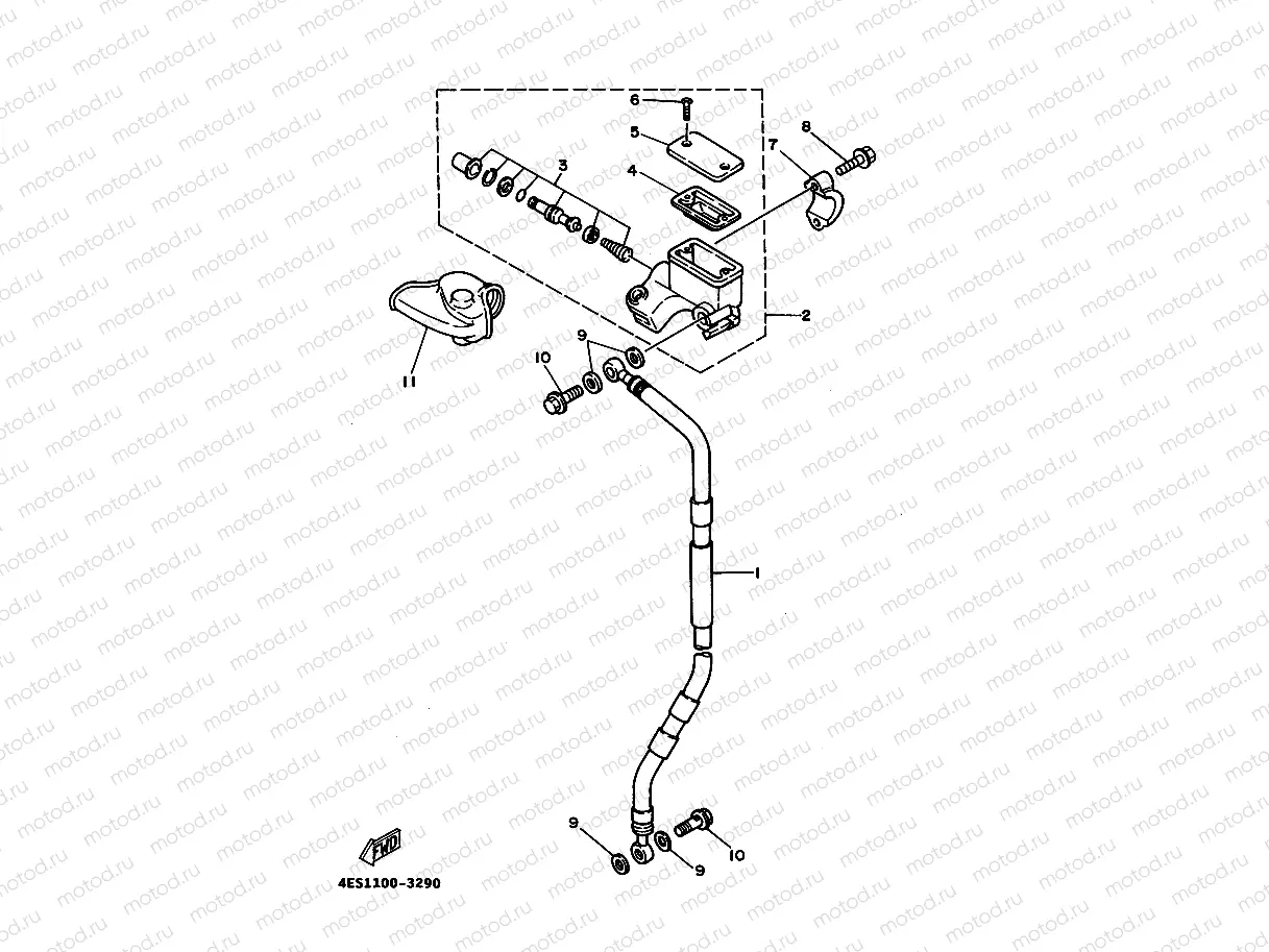 FRONT MASTER CYLINDER