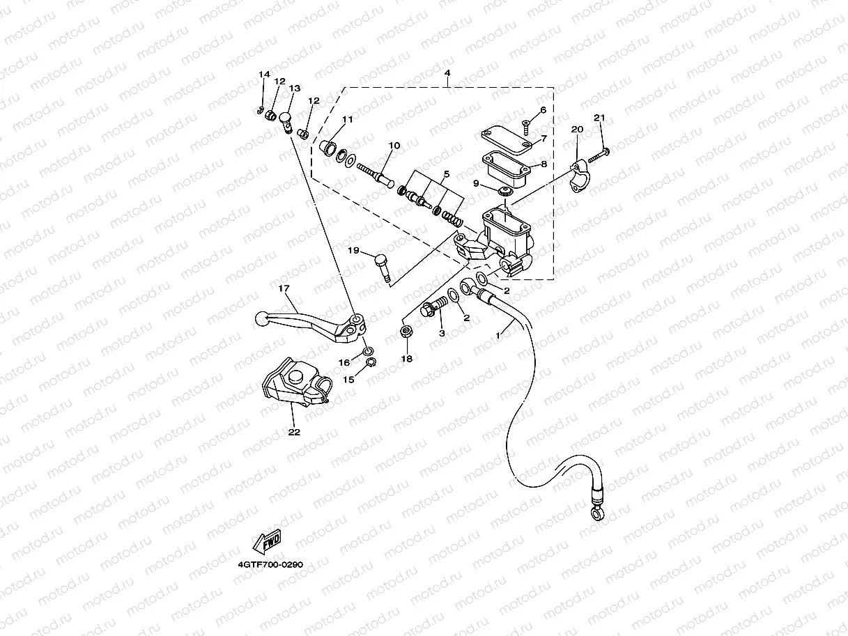 FRONT MASTER CYLINDER
