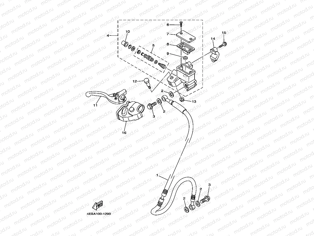 FRONT MASTER CYLINDER