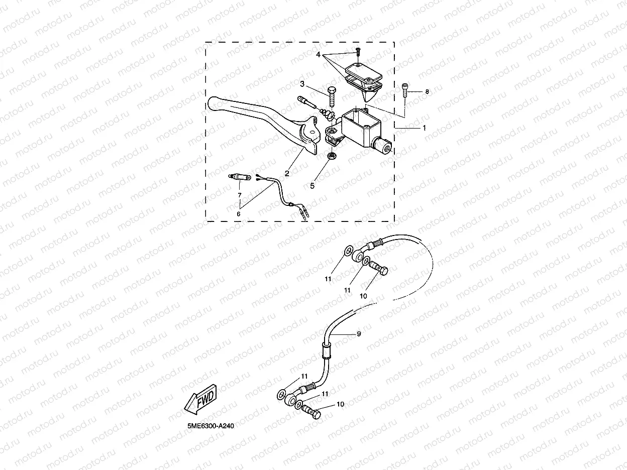 FRONT MASTER CYLINDER