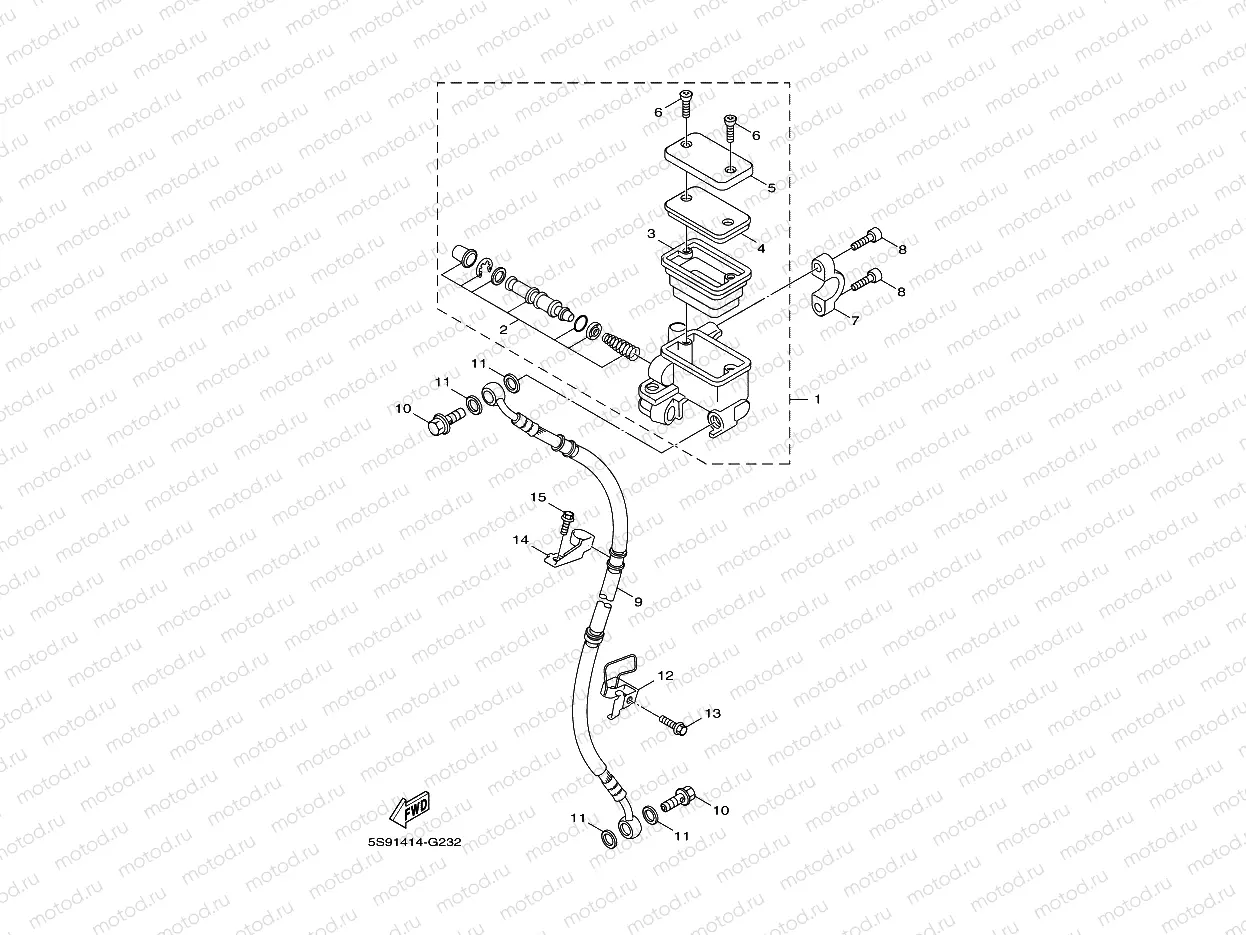 FRONT MASTER CYLINDER