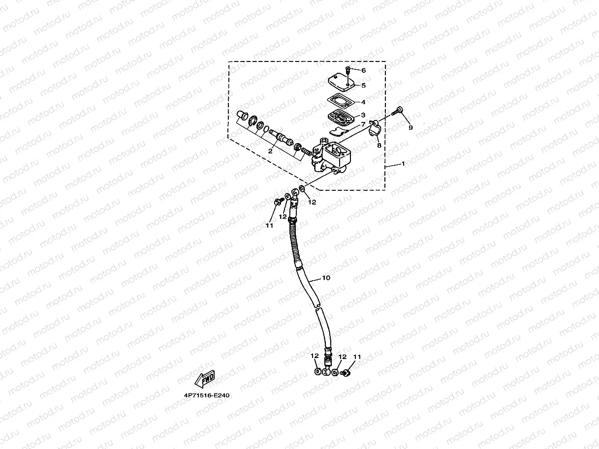 FRONT MASTER CYLINDER