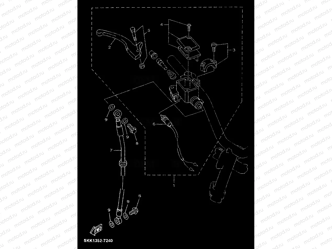 FRONT MASTER CYLINDER
