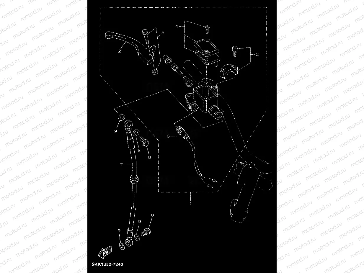 FRONT MASTER CYLINDER