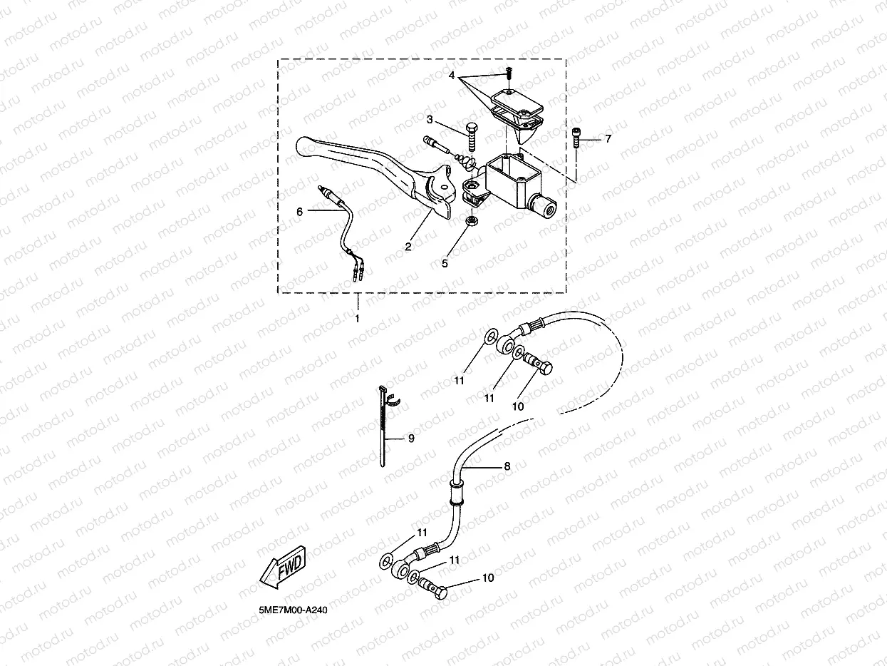 FRONT MASTER CYLINDER