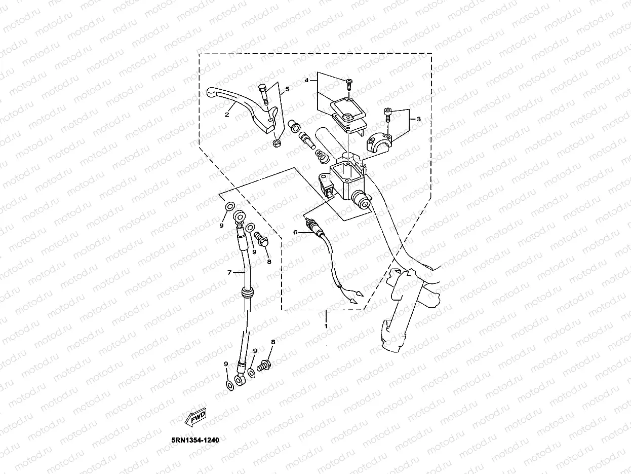 FRONT MASTER CYLINDER