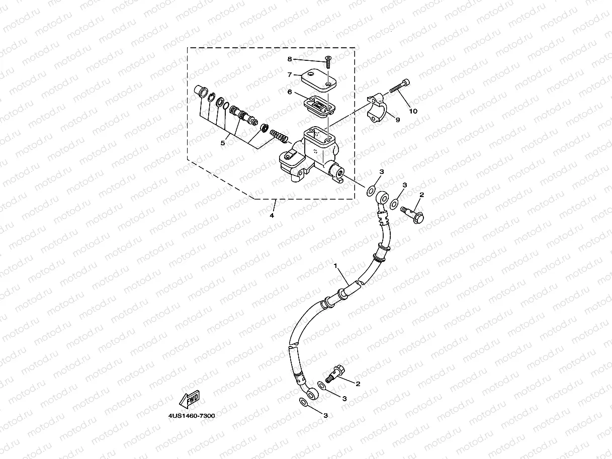 FRONT MASTER CYLINDER