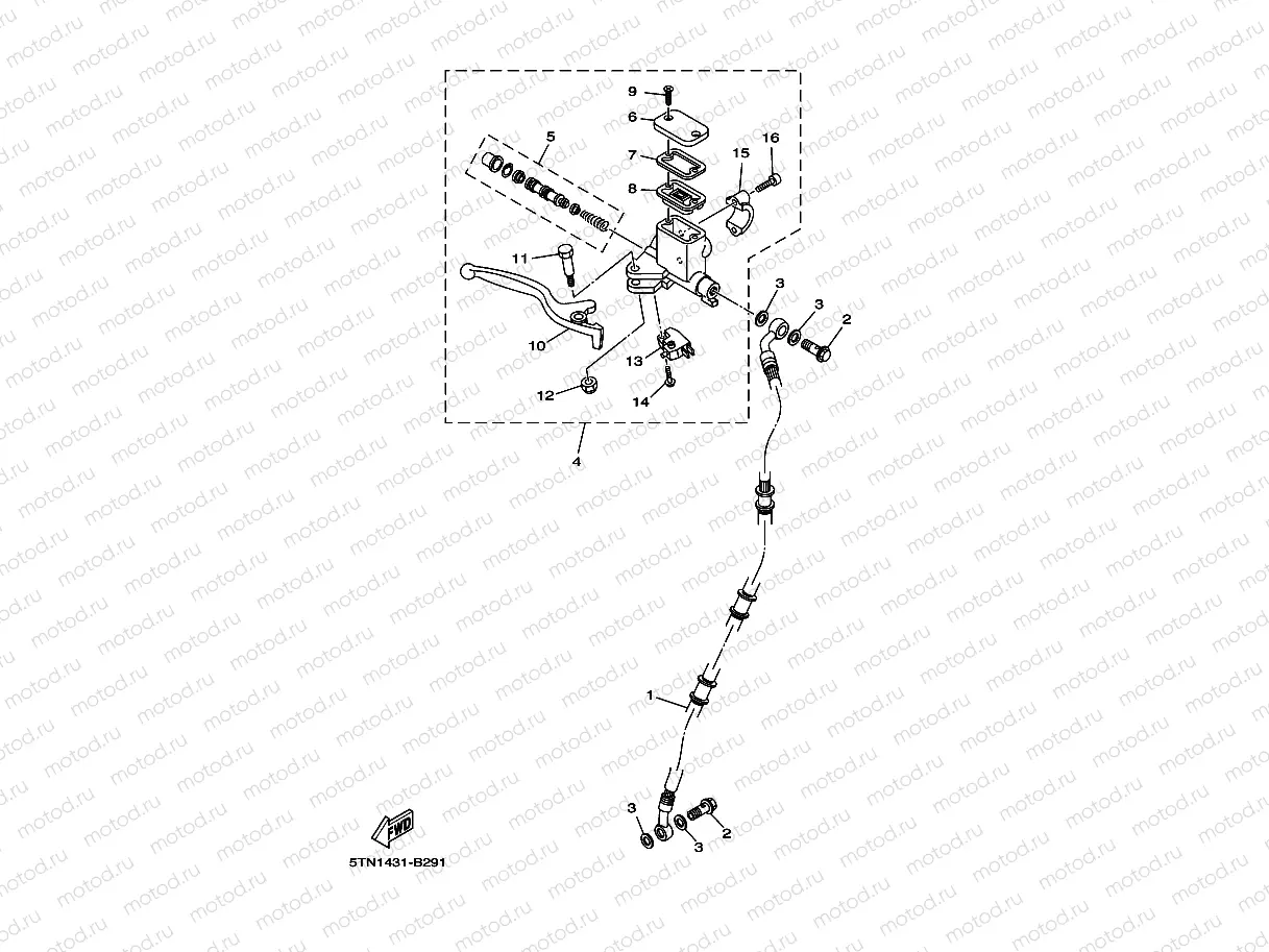 FRONT MASTER CYLINDER