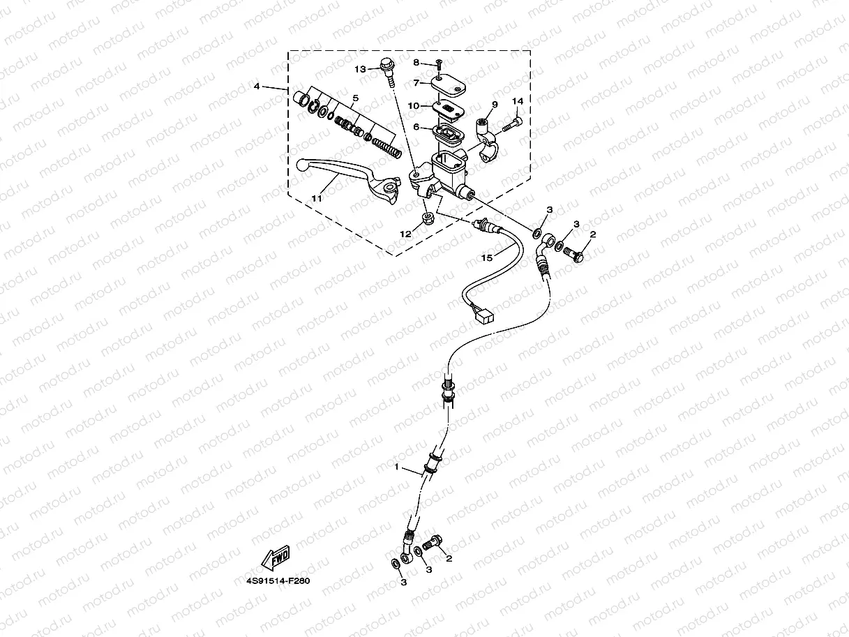FRONT MASTER CYLINDER
