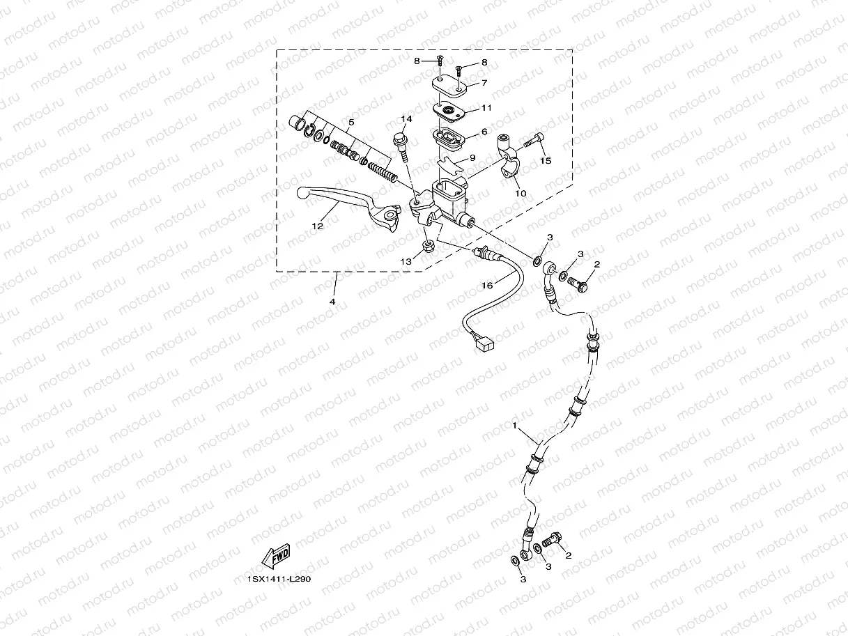 FRONT MASTER CYLINDER