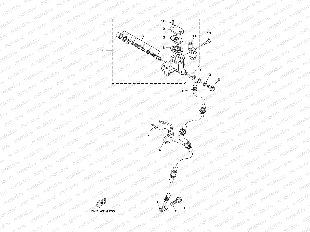 FRONT MASTER CYLINDER