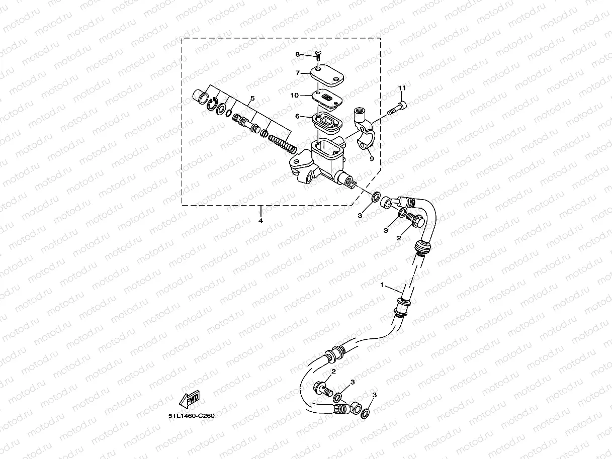 FRONT MASTER CYLINDER