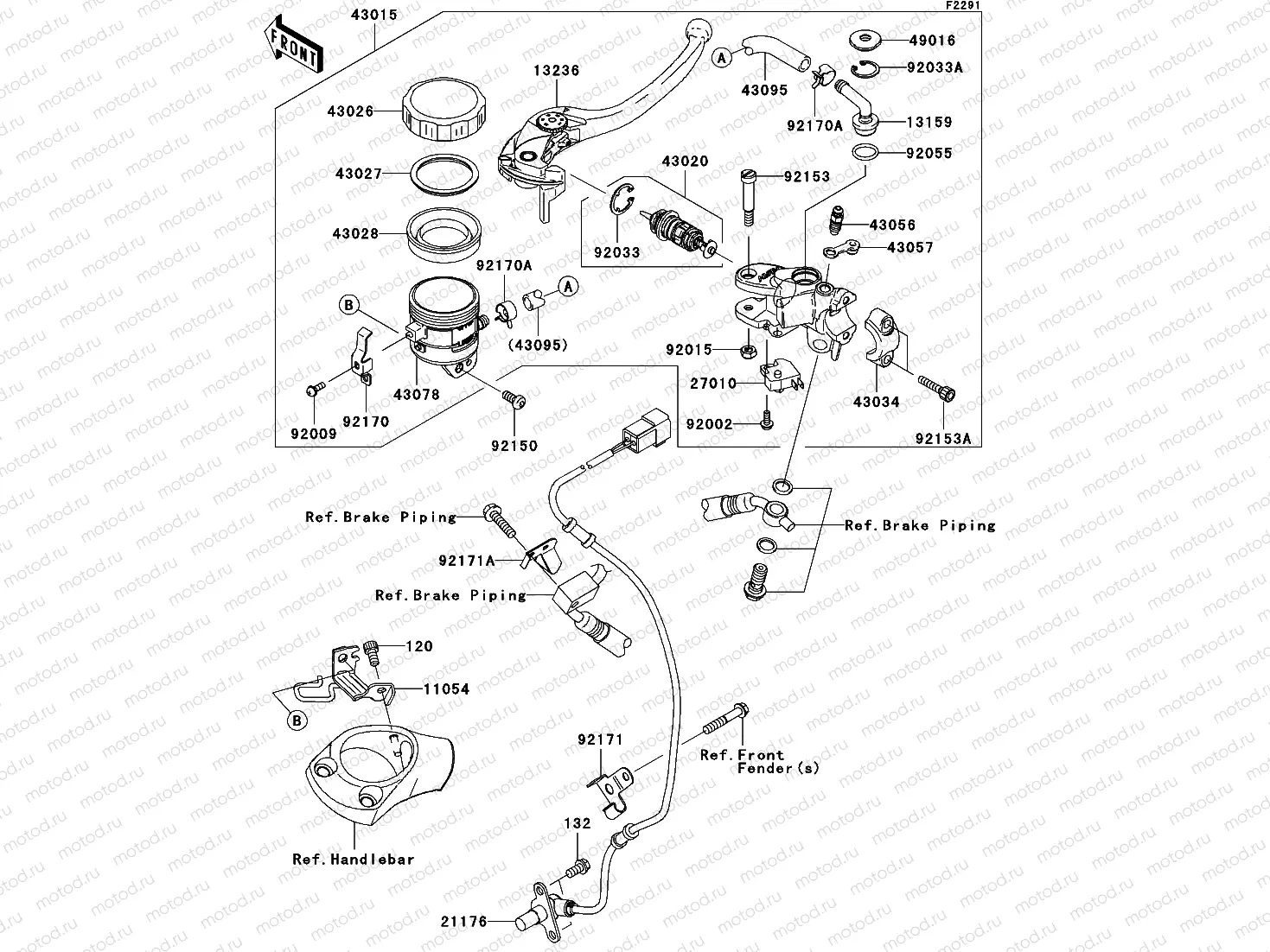 Front Master Cylinder